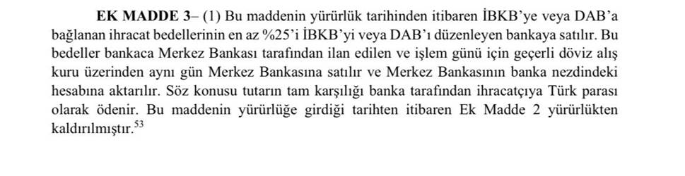 İhracat Genelgesinde Değişiklik